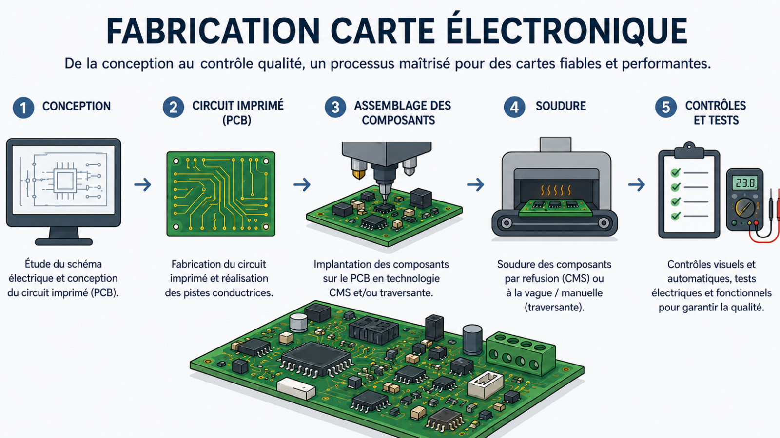 Fabrication carte électronique